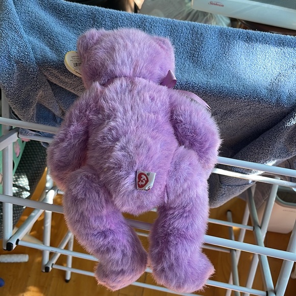 TY Classic LILACBEARY BEAR 14" Plush - Picture 3 of 3